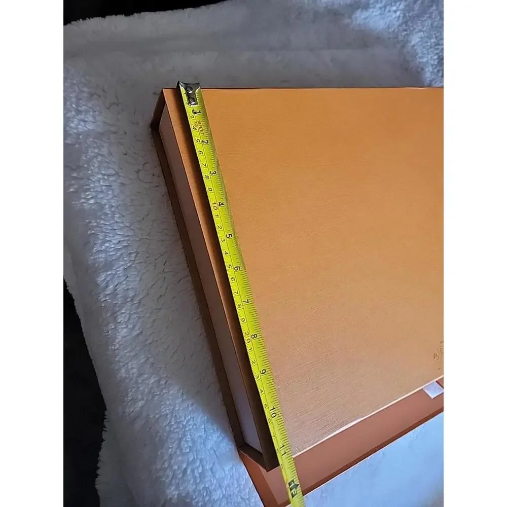 Louis Vuitton Empty Gift Box in Orange Carboard Logo Classic L 16 x W 11 x D 2